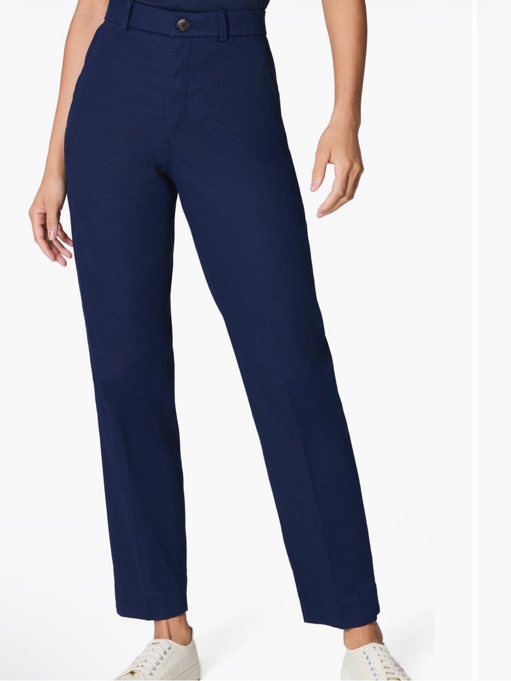 SPANXsupersmooth® Stretch Twill Slim Straight Pants Timeless Navy
